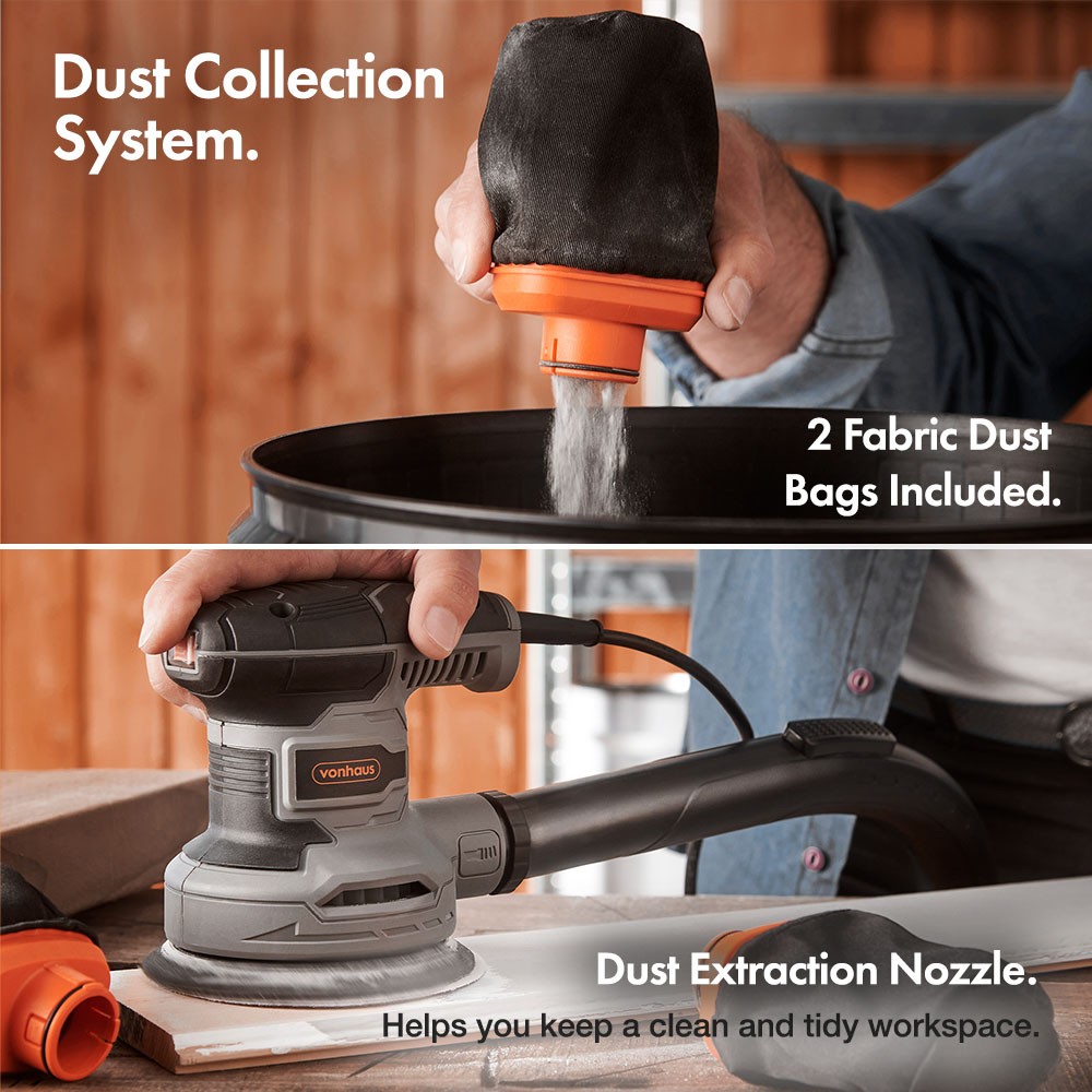 300W Random Orbital Sander - image 2