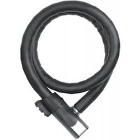 "Black Abus Centuro 860 Steel-O-Flex cable lock with flexible steel core and integrated key lock mechanism"