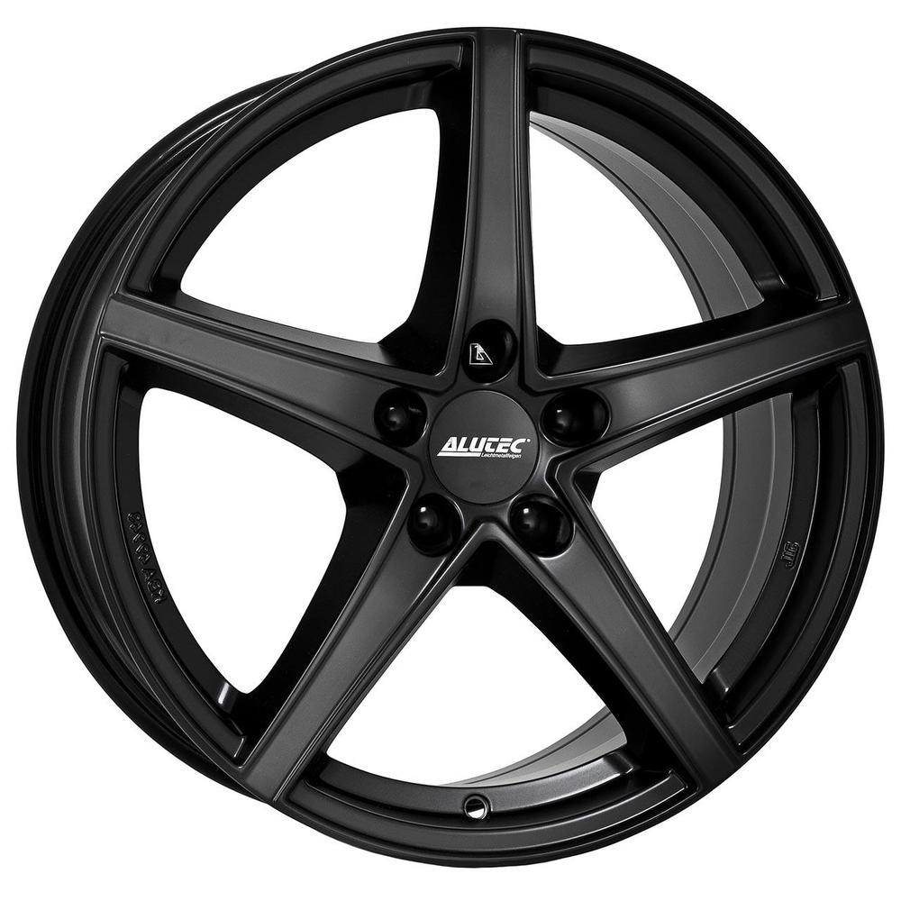 Alutec Raptr alloy wheel in racing black, 20x8.5 inches, ET45, 5x112 PCD, featuring a sleek five-spoke design and a matte finish.