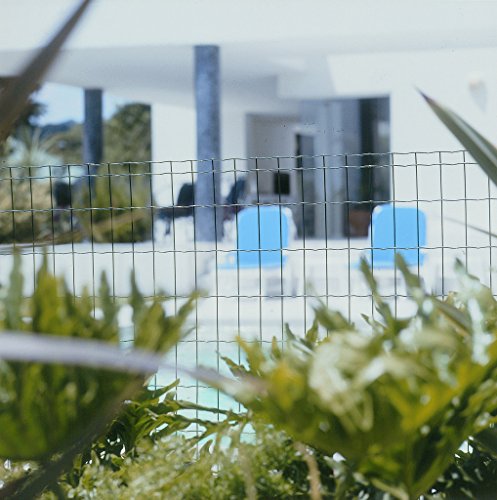 Apollo Trimfence features a PVC-coated galvanized wire mesh in a green hue, designed for durability and visibility, ideal for garden and pool areas.
