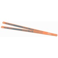 Orange Bahco Sandflex hacksaw blades, 300mm length, 24 TPI, pack of 2, with black text branding.