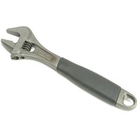 Bahco 90 Series Ergo Adjustable Spanner with silver jaw and ergonomic black handle.