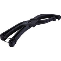 Black BBB EasyTyre fitting tool with ergonomic handle and dual prongs for easy tire installation.