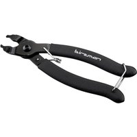 Black Birzman chain pliers with ergonomic handles and a spring-loaded mechanism for link removal.