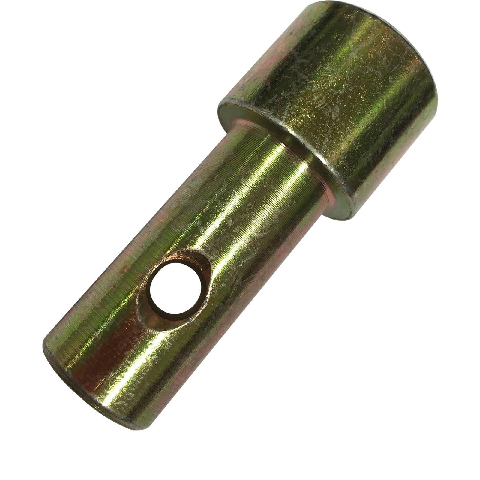 Black B5064 front head stand replacement lift pin, 27mm, featuring a cylindrical metallic body with a shiny finish and a side hole for secure attachment.
