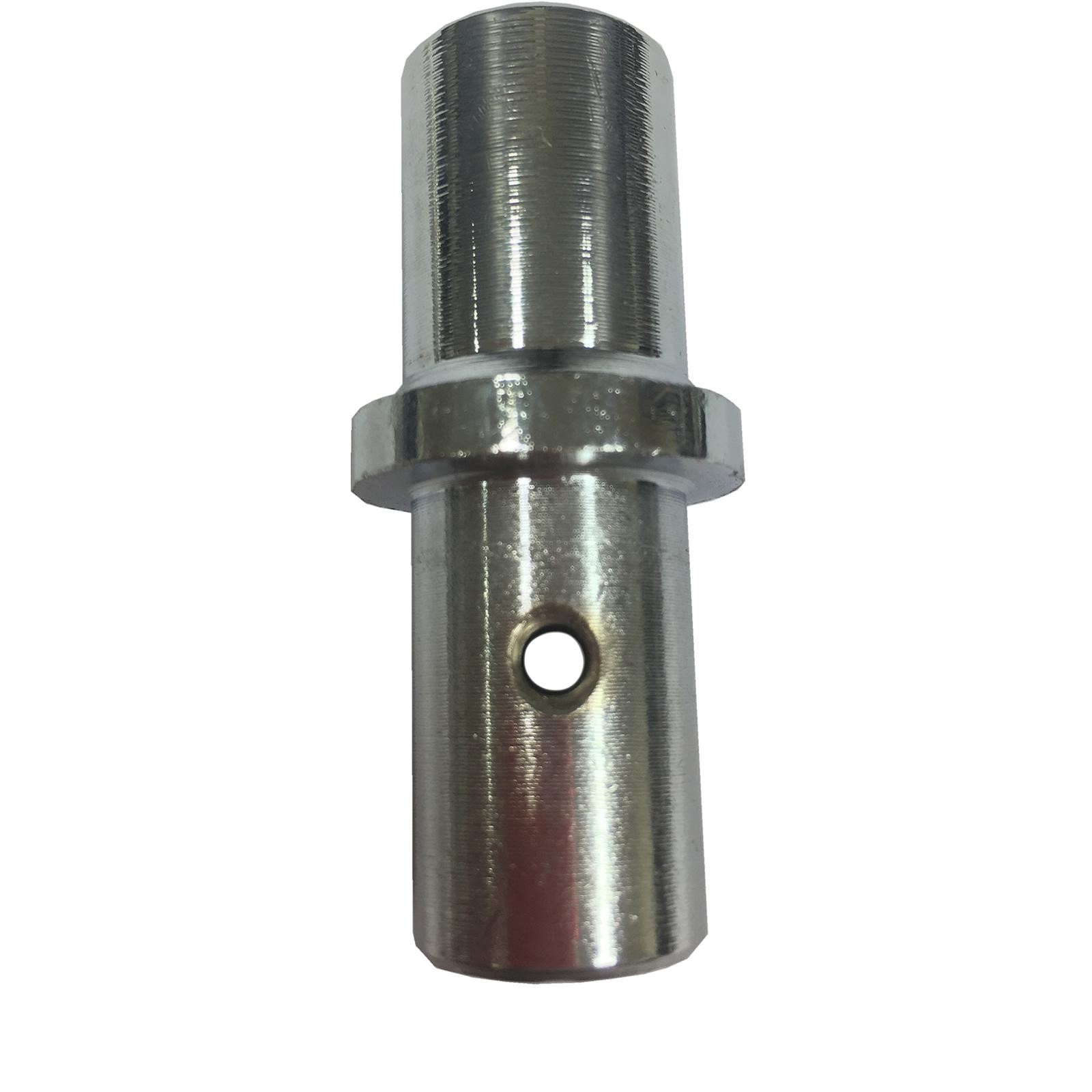 Black B5065 front head stand replacement lift pin, featuring a metallic silver finish, cylindrical shape, and a 20mm diameter with a side hole for secure attachment.