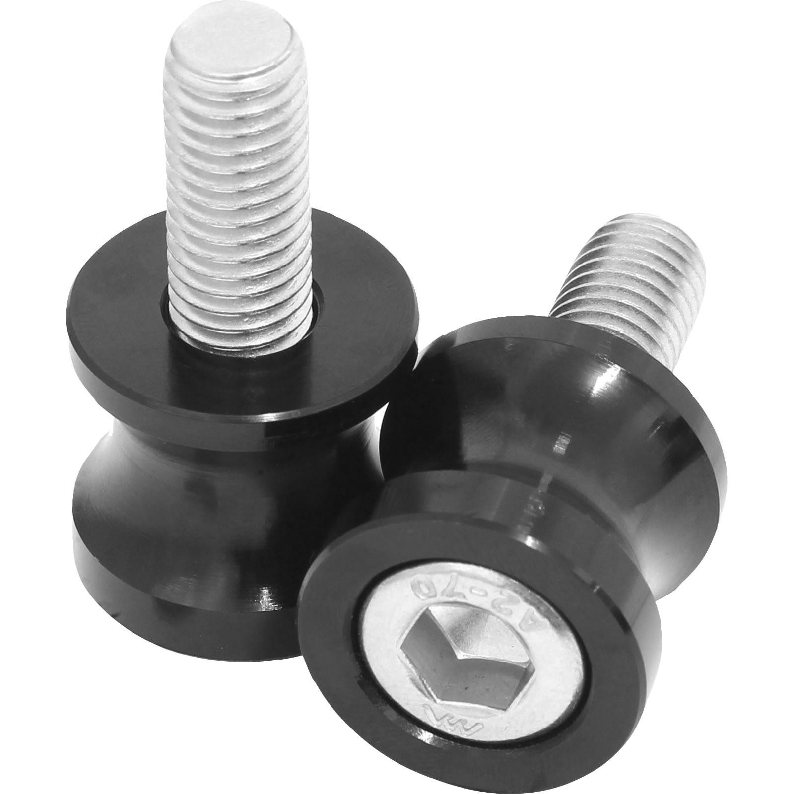 Black Pro Range CNC Aluminium Bobbins 10mm 1.50 Black - image 2