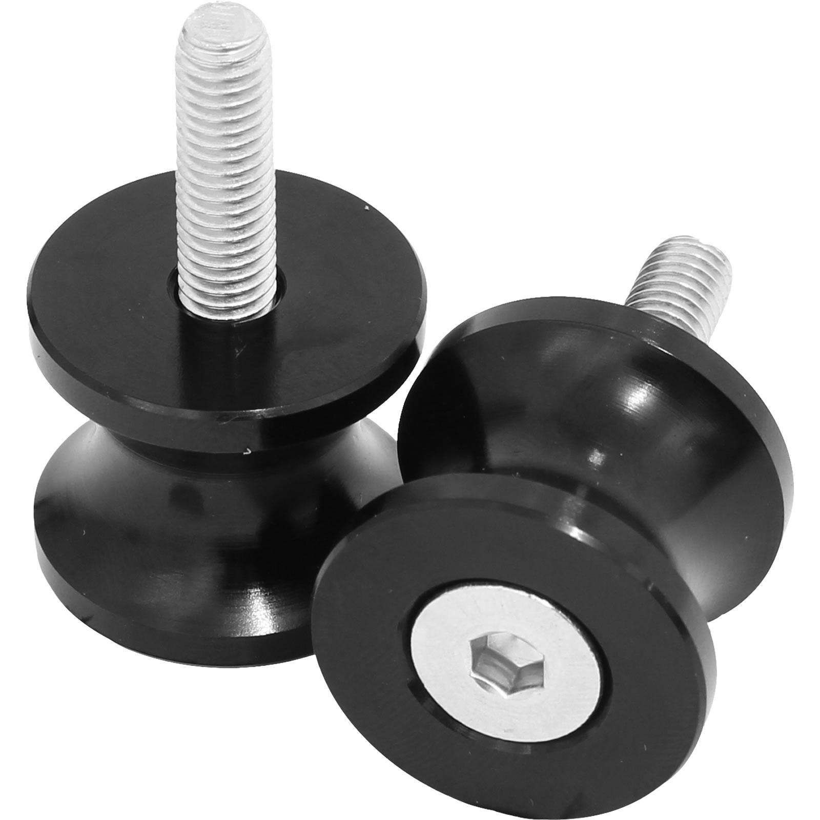 Black Pro Range CNC Aluminium Bobbins 6mm Black - image 2