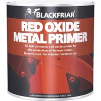 Blackfriar Red Oxide Metal Primer can with bold white text and red background, anti-corrosive for metal surfaces.