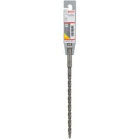 Bosch SDS-PLUS-3 drill bit, 8x150x210mm, with spiral flute design and gray metallic finish, in retail packaging.
