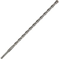 Bosch SDS PLUS-3 hammer drill bit, 16mm diameter, 400mm length, silver with spiral fluting and pointed tip.