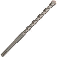 Bosch SDS Plus 3 drill bit, silver with spiral flutes and a pointed tip for precise drilling.