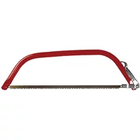 Red Spear and Jackson 24-inch bowsaw with a curved frame and serrated blade.