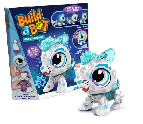 Build a Bot Snow Leopard Buildable Electronic Pet - image 2