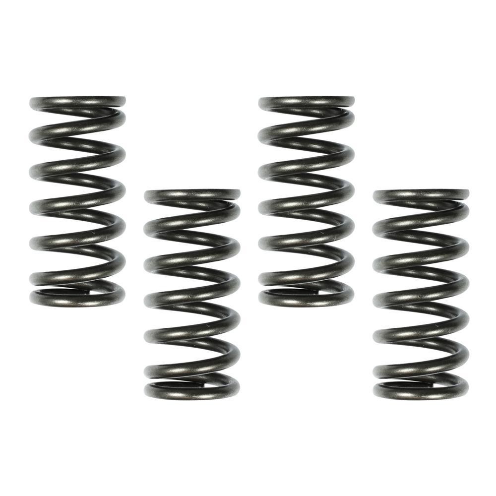 Set of five black metal clutch springs with a coiled design, specifically designed for Honda CRF450R models from 2009 to 2012, by Apico.