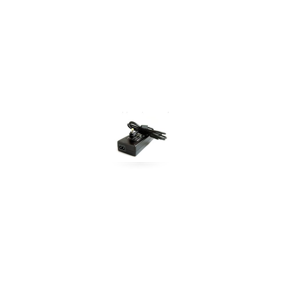 Black CoreParts MBA50054 power adapter/inverter with a compact design, featuring two output ports and a coiled power cable for indoor use, rated at 90 W.