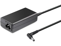 Black CoreParts MBA50078 power adapter/inverter with a rectangular design, featuring a single output cable ending in a right-angle connector, rated at 65 W.