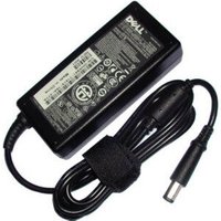 Black Dell 928G4 power adapter with attached cable and cylindrical connector, featuring label with specifications.