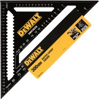 Black DeWalt Aluminium Quick Square with metric measurements and yellow branding.