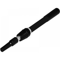 Black and silver telescopic pole by DEWALT Drywall, adjustable length, ergonomic grip, for skimming drywall.