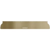 Gold DEWALT drywall skimmer blade 24-inch with smooth edge and logo in center.