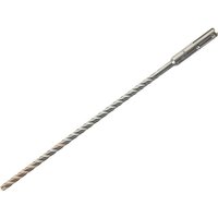 Dewalt SDS Plus XLR drill bit, silver, 6.5mm diameter, 260mm length, spiral fluting, carbide tip.
