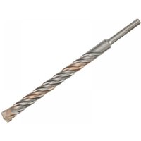 Dewalt SDS Plus Extreme 2 drill bit, 18x300mm, silver with spiral fluting and pointed carbide tip.