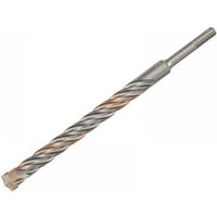 Dewalt SDS Plus Extreme 2 drill bit, 30x450mm, silver with spiral fluting and pointed tip.