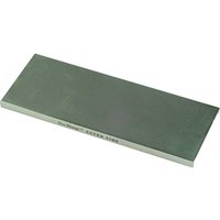 Rectangular DMT 200mm diamond sharp whetstone with a smooth gray surface and beveled edges.