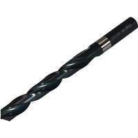 Black Dormer A100 HSS jobber drill bit, 14.50mm diameter, spiral flutes, 169mm overall length, 114mm working length.