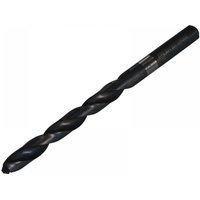 Black Dormer HSS jobber drill bit, 9.60mm diameter, 133mm overall length, with spiral flute design.