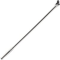 Draper 600mm flexible handle with 1/2" square drive, chrome finish, and pivoting head for enhanced torque control.