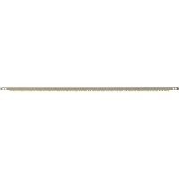 Draper 750mm bow saw blade, silver with sharp serrated edge, designed for model 35990, featuring two mounting holes.