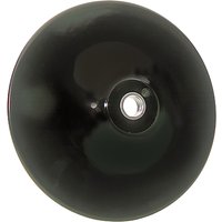 Black Draper air angle sander backing pad, 175mm, with a central hole for attachment.