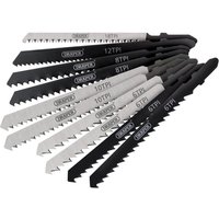Draper 10 Piece Assorted HCS Jigsaw Blade Set - image 2