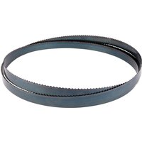 Draper bandsaw blade, 3345mm x 1", dark metal with fine teeth and 4 skip tooth pattern.