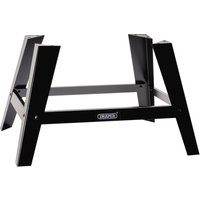 Black Draper bandsaw stand with angled legs and crossbars, designed for Stock No. 84715.