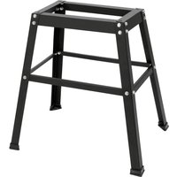 Black metal Draper bandsaw stand with four legs and crossbars for stability, designed for Stock No. 98468.