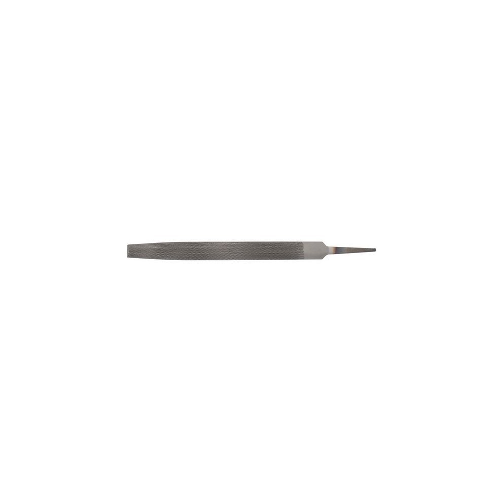 Draper 60218 bastard cut half round file, 12 x 200mm, featuring a metal construction with a tapered end and a textured surface for effective filing and shaping.