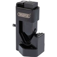 Black Draper battery terminal crimping tool with ergonomic grip and visible branding on the side.