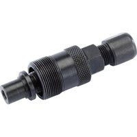 Black Draper bicycle crank puller with threaded body and hexagonal bolt end.
