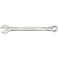 Silver Draper combination spanner, 10mm, with open and ring ends, engraved brand name on handle.
