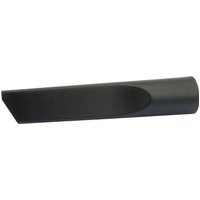 Black Draper Crevice Nozzle with tapered end and smooth finish for vacuum cleaning tight spaces.