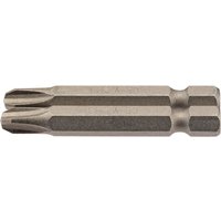 Draper Cross Slot Insert Bit, silver, 1/4" hex, 50mm long, No.3, pack of 2, hexagonal shank with cross slot tip.