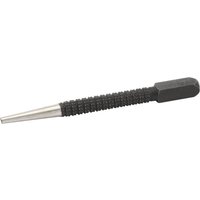 Draper Cupped Nailset, 2.5 x 100mm, with a textured black handle and a silver tapered tip.