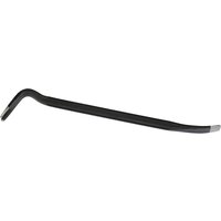 Black Draper demolition bar, 350mm, with a curved claw on one end and a flat chisel tip on the other.