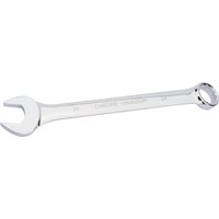 Silver Draper HI-TORQ 24mm short pattern metric combination spanner with open and ring ends.