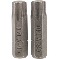 Draper TX-STAR T40 Insert Bit 1/4" Hex 25mm (Pack of 2) - image 3