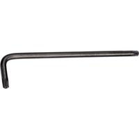 Black L-shaped Draper TX-STAR Security Key, T25T, with a textured grip and star-shaped tip.