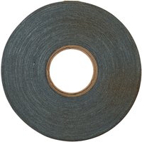 Draper emery cloth roll, 25mm x 50m, 60 grit, dark gray abrasive surface, circular roll with cardboard core.
